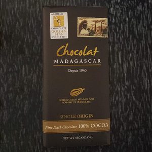 Tablette chocolat noir chocolaterie Robert Golden bean